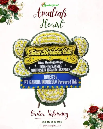 Papan Bunga Duka di Pondok Aren